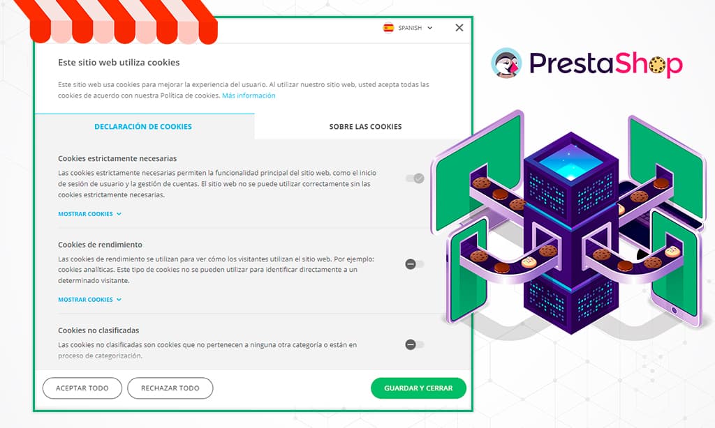 Aviso Cookies Prestashop 1.7